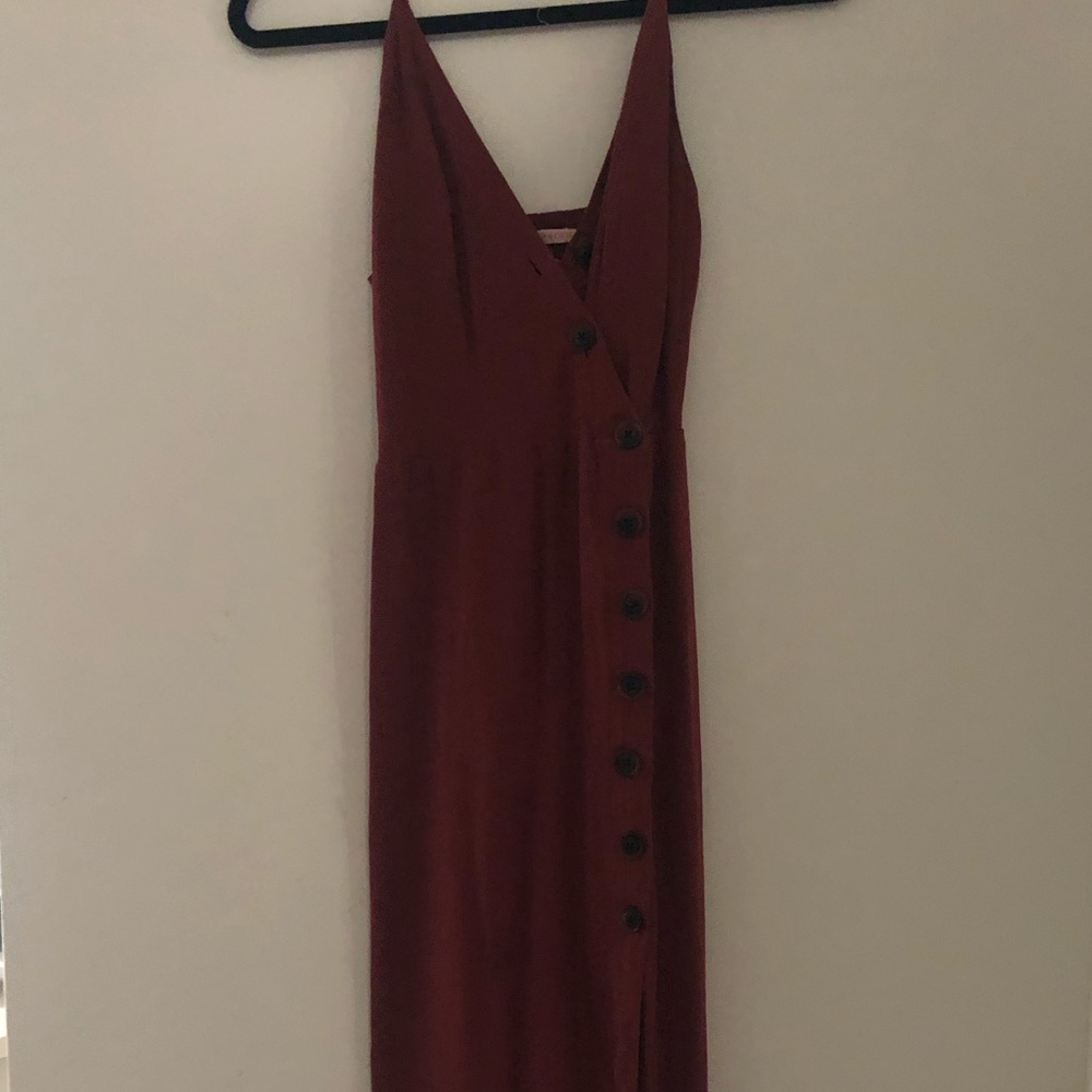 Urban Outfitters Linen Dress (Clay colored)
